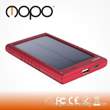 hot sale portable solar power bank, external solar battery charger